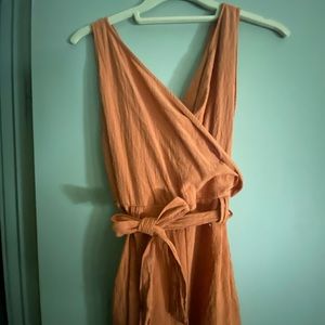 Burnt orange jumpsuit